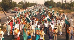 Footmarch from Palwal to Delhi from 20th to 24th February